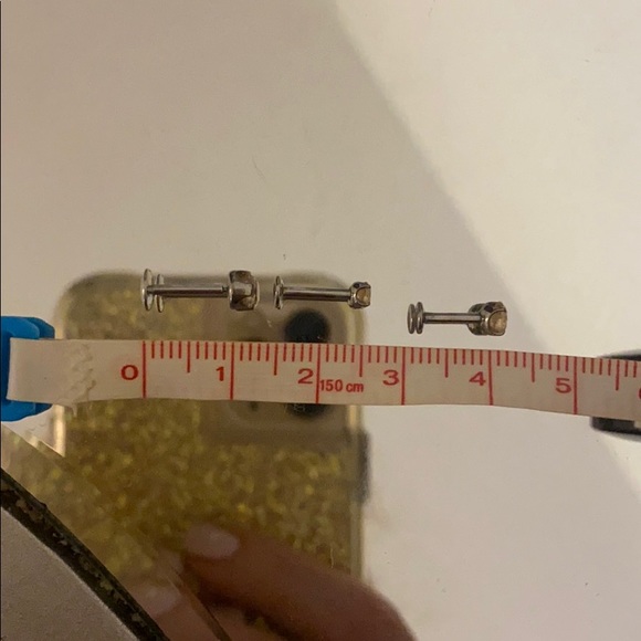 Flat back earrings for cartilage - Picture 11 of 16